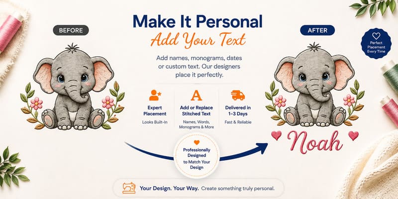 View Personalize Your Design Give Any Embroidery Design a <Em>Personal</Em> Touch